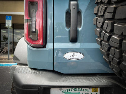 Printed Series Ford Bronco Rear Oval Emblem Overlays (Full Print) - 2021+ Bronco / Bronco Sport