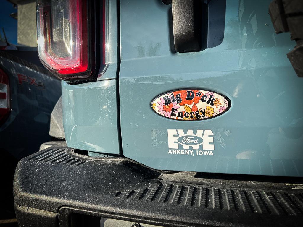 Printed Series Ford Bronco Rear Oval Emblem Overlays (Full Print) - 2021+ Bronco / Bronco Sport - Speedlogix