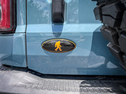 Printed Series Ford Bronco Rear Oval Emblem Overlays (Full Print) - 2021+ Bronco / Bronco Sport - Speedlogix