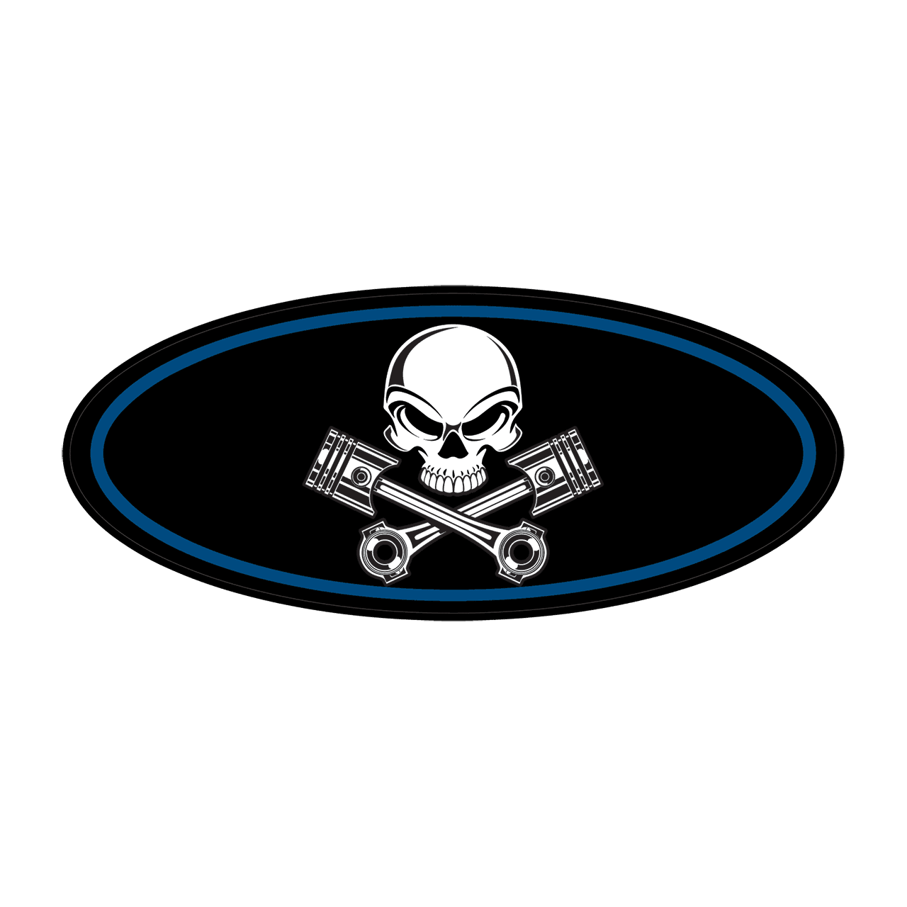 Printed Series Ford Bronco Rear Oval Emblem Overlays (Full Print) - 2021+ Bronco / Bronco Sport - Speedlogix