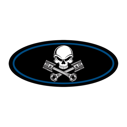 Printed Series Ford Bronco Rear Oval Emblem Overlays (Full Print) - 2021+ Bronco / Bronco Sport - Speedlogix