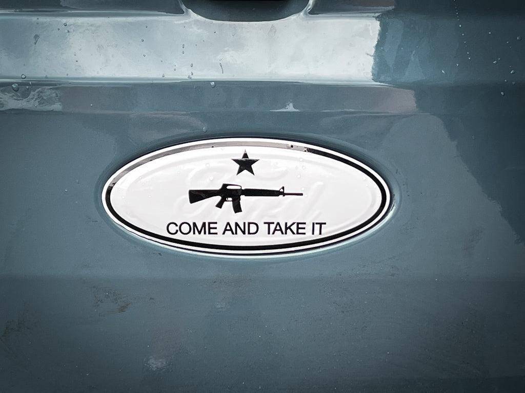 Printed Series Ford Bronco Rear Oval Emblem Overlays (Full Print) - 2021+ Bronco / Bronco Sport - Speedlogix