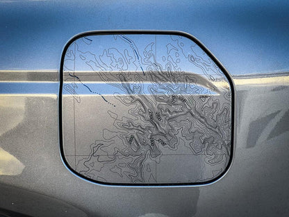 Printed Series Fuel Door Overlay - 2021+ Bronco - Speedlogix