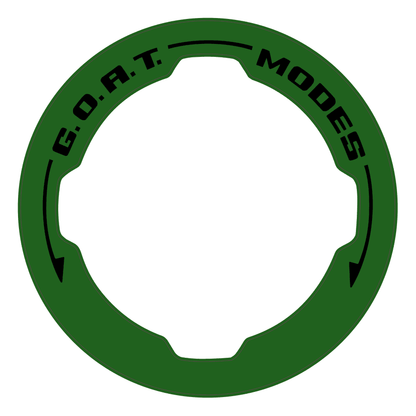 Printed Series GOAT Mode Dial Ring Overlay V2 - 2021+ Bronco - Speedlogix