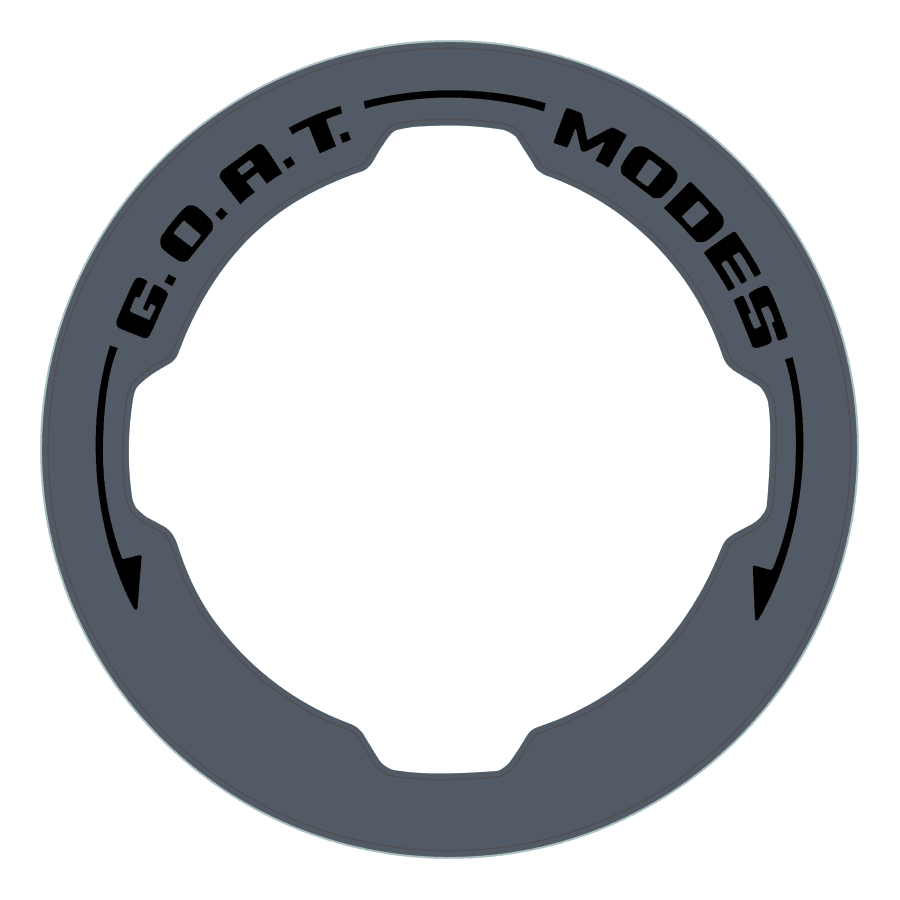 Printed Series GOAT Mode Dial Ring Overlay V2 - 2021+ Bronco - Speedlogix