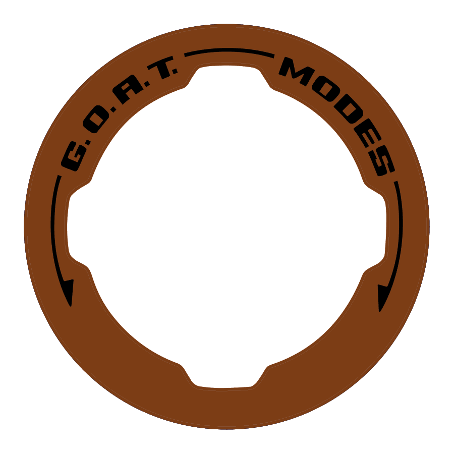 Printed Series GOAT Mode Dial Ring Overlay V2 - 2021+ Bronco - Speedlogix