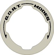 Printed Series GOAT Mode Dial Ring Overlay V2 - 2021+ Bronco - Speedlogix