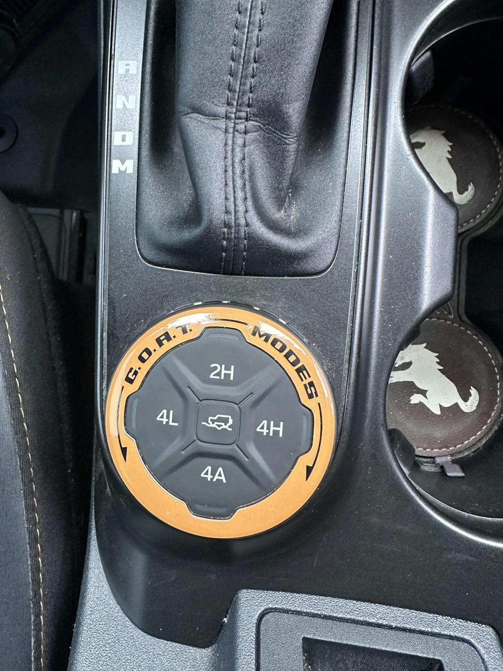 Printed Series GOAT Mode Dial Ring Overlay V2 - 2021+ Bronco - Speedlogix