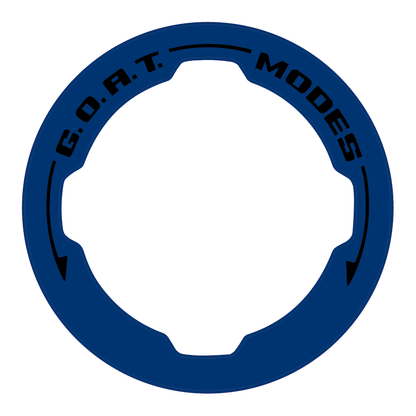 Printed Series GOAT Mode Dial Ring Overlay V2 - 2021+ Bronco - Speedlogix