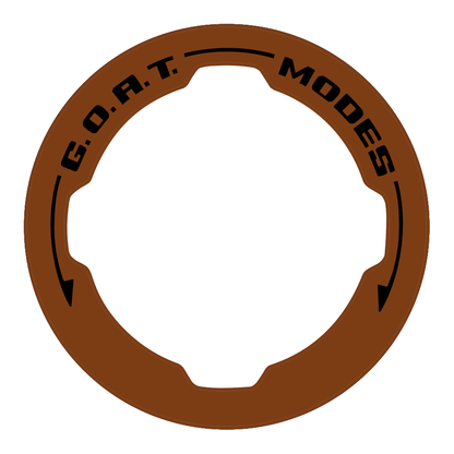 Printed Series GOAT Mode Dial Ring Overlay V2 - 2021+ Bronco