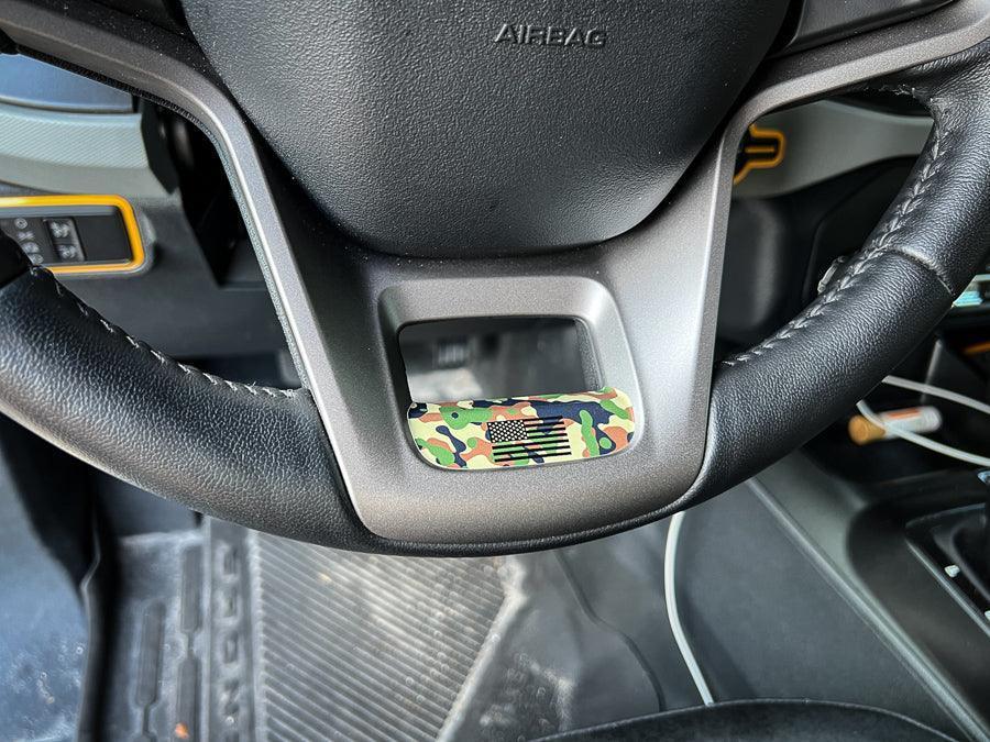 Printed Series Lower Steering Wheel Spoke Overlay - 2021+ Bronco - Speedlogix