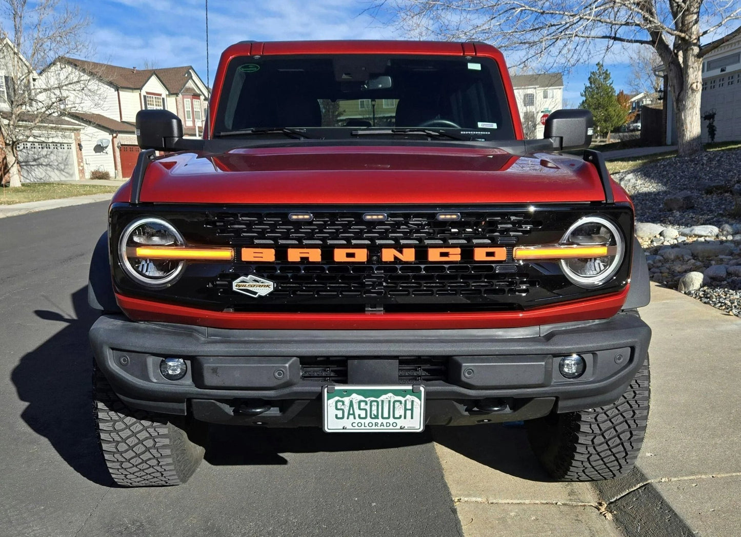 Printed Series Signature DRL Bar Overlays - 2021+ Bronco (Signature Headlights) - Speedlogix