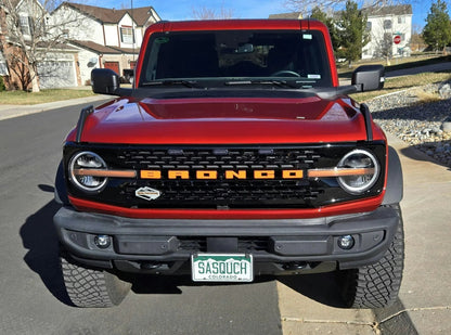 Printed Series Signature DRL Bar Overlays - 2021+ Bronco (Signature Headlights) - Speedlogix