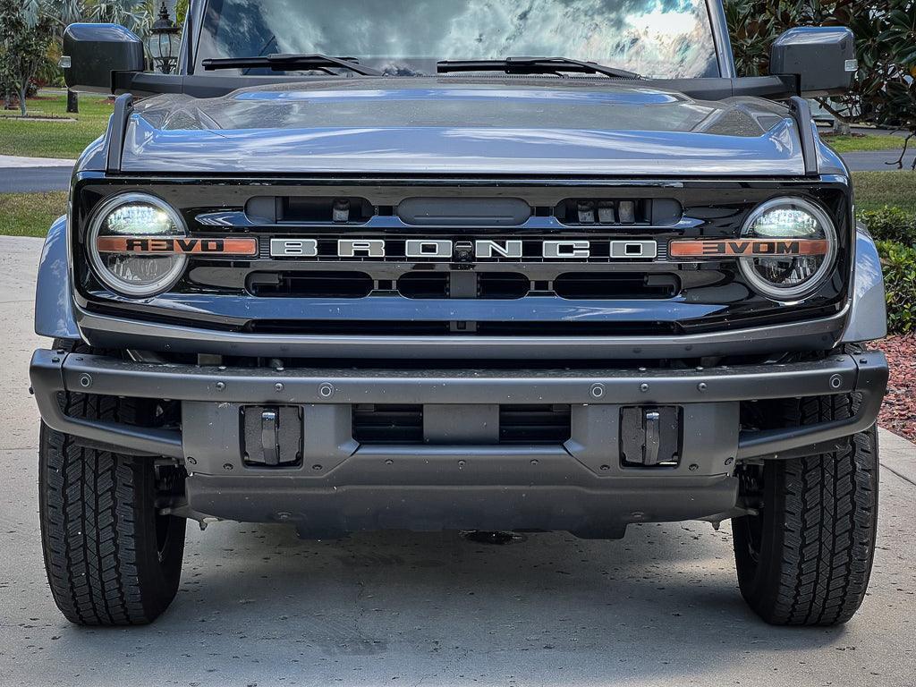 Printed Series Signature DRL Bar Overlays - 2021+ Bronco (Signature Headlights) - Speedlogix