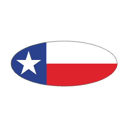 Printed Series US States Ford Bronco Rear Oval Emblem Overlay (Full Print) - 2021 - 2024 Bronco / Bronco Sport - Speedlogix