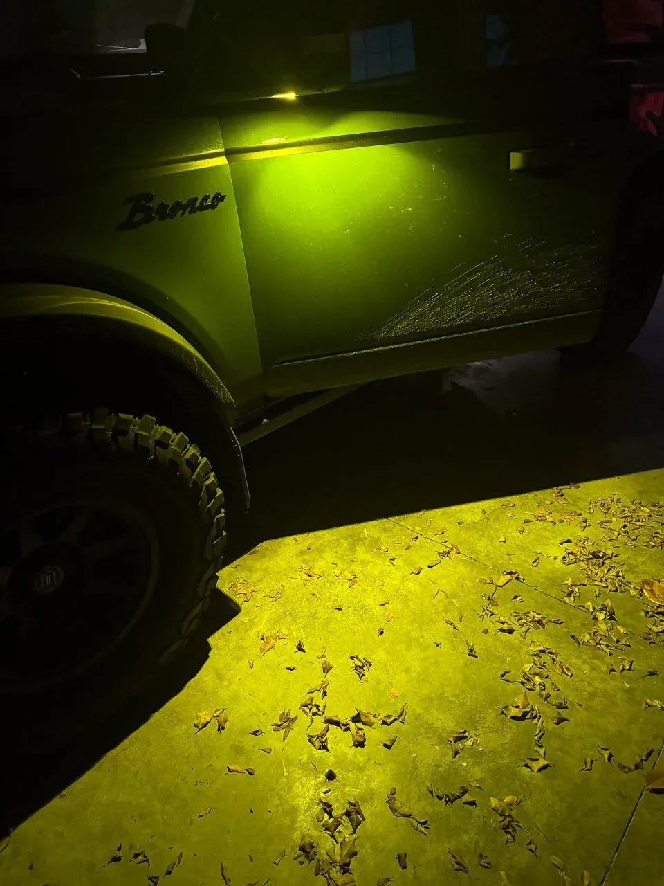 Puddle Light Covers (Amber or Yellow) - 2021+ Bronco - Speedlogix