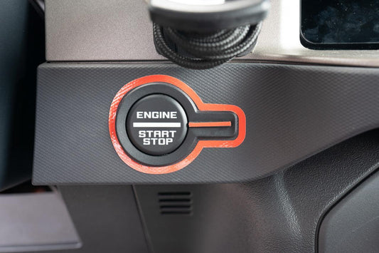 Push to Start Outline Overlay (Printed Series Vinyl) - 2021+ Bronco - Speedlogix