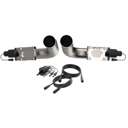 QTP Aggressor Electric Cutout Pipes 2011 - 2023 Challenger/Charger 5.7L - Speedlogix