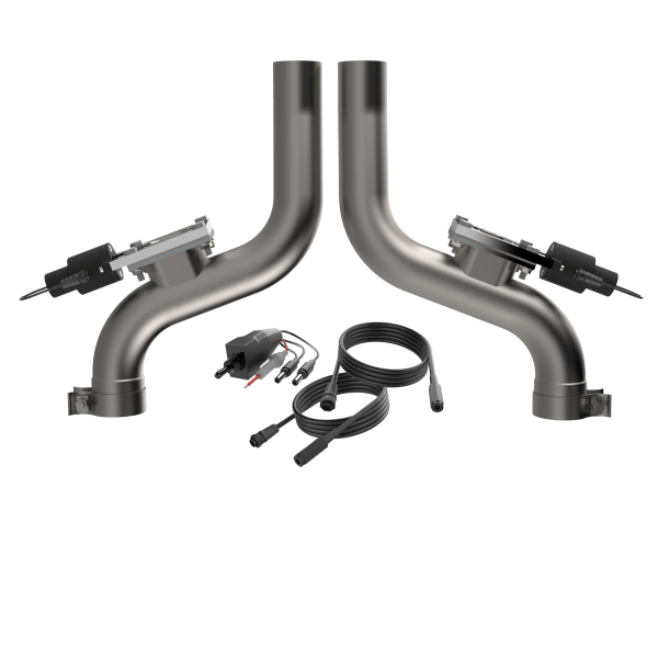 QTP Aggressor Electric Cutout Pipes 2011 - 2023 Challenger/Charger 5.7L - Speedlogix