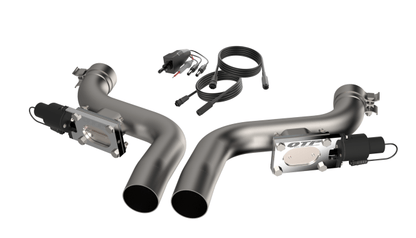 QTP Aggressor Electric Cutout Pipes 2011 - 2023 Challenger/Charger 6.2L/392/6.4L - Speedlogix