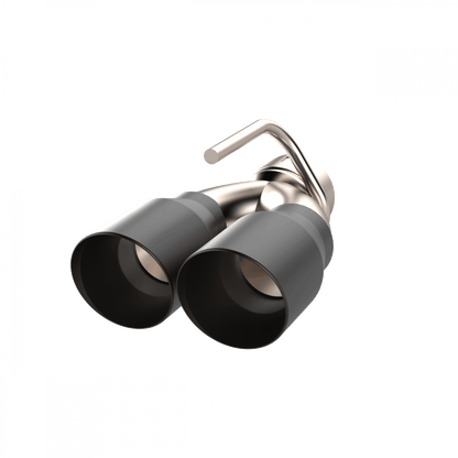 QTP Black Quad Exhaust Tips 2015 - 2023 Challenger 392/6.4L - Speedlogix