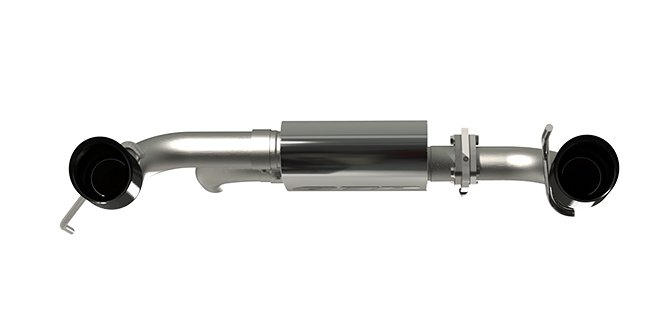 QTP Screamer Axle - Back, Black Tips 2021 - 2023 Bronco 2.3L/2.7L - Speedlogix