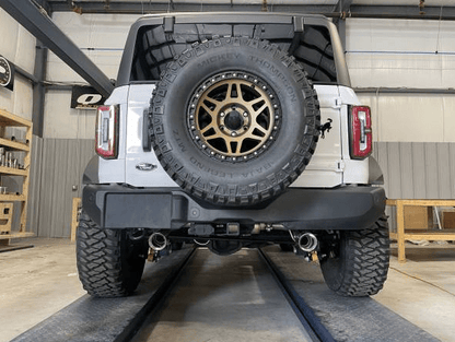 QTP Screamer Axle - Back, Stainless Tips 2021 - 2023 Bronco 2.3L/2.7L - Speedlogix