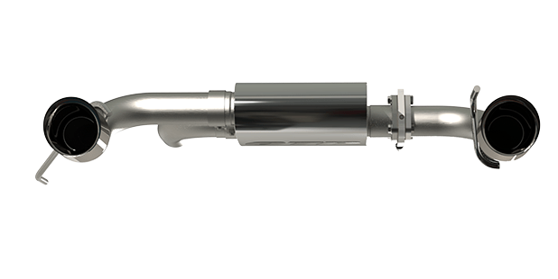 QTP Screamer Axle - Back, Stainless Tips 2021 - 2023 Bronco 2.3L/2.7L - Speedlogix