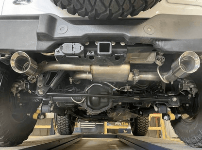 QTP Screamer Axle - Back, Stainless Tips 2021 - 2023 Bronco 2.3L/2.7L - Speedlogix