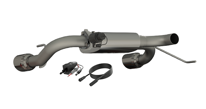 QTP Screamer Axle - Back, Stainless Tips 2021 - 2023 Bronco 2.3L/2.7L - Speedlogix