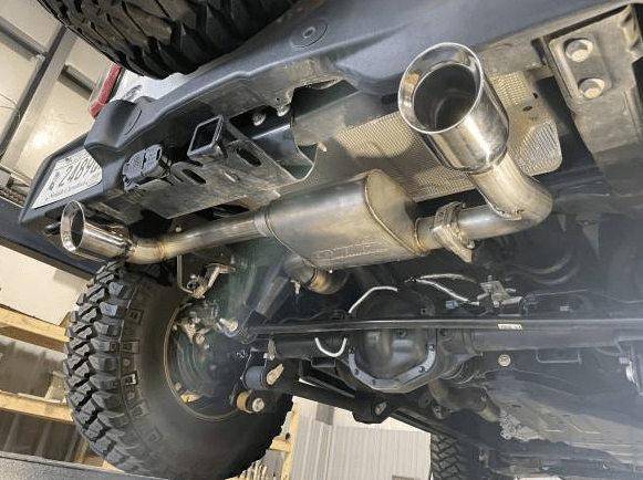 QTP Screamer Axle - Back, Stainless Tips 2021 - 2023 Bronco 2.3L/2.7L - Speedlogix