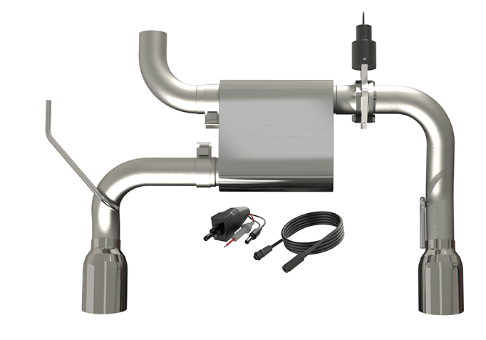 QTP Screamer Axle - Back, Stainless Tips 2021 - 2023 Bronco 2.3L/2.7L - Speedlogix