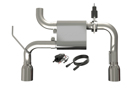 QTP Screamer Axle - Back, Stainless Tips 2021 - 2023 Bronco 2.3L/2.7L - Speedlogix