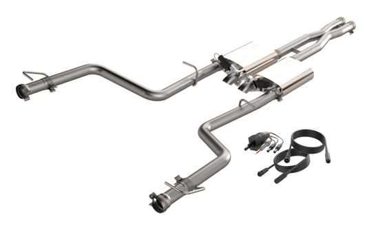 QTP Screamer Cat - Back Exhaust w/ Cut - Outs 2015 - 2023 Challenger 5.7L - Speedlogix