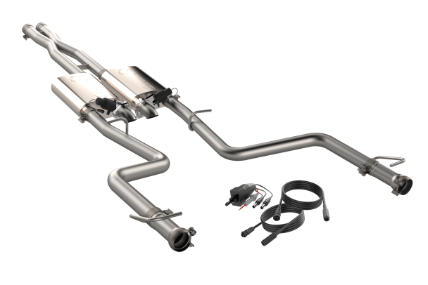 QTP Screamer Cat - Back Exhaust w/ Cut - Outs 2015 - 2023 Challenger 5.7L - Speedlogix