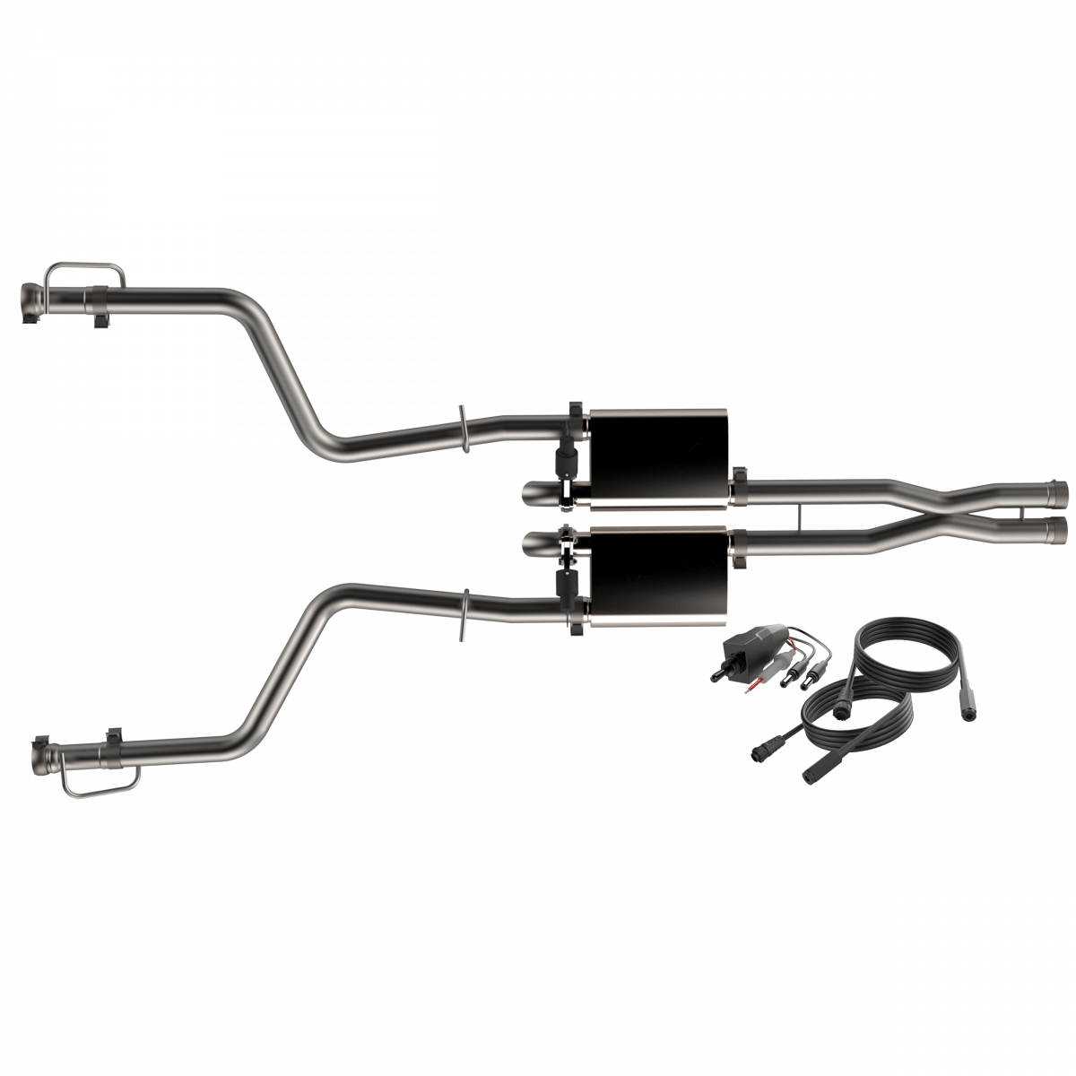 QTP Screamer Cat - Back Exhaust w/ Cut - Outs 2015 - 2023 Challenger 6.2L/6.4L - Speedlogix
