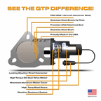 QTP Screamer Cat - Back Exhaust w/ Cut - Outs 2015 - 2023 Challenger 6.2L/6.4L - Speedlogix