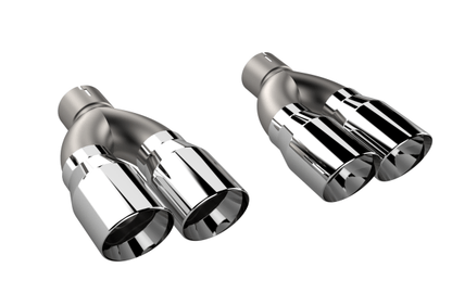 QTP Stainless Quad Exhaust Tips 2015 - 2023 Challenger 5.7L - Speedlogix