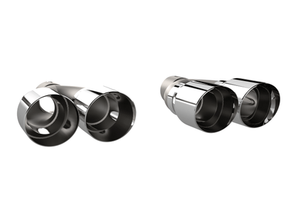 QTP Stainless Quad Exhaust Tips 2015 - 2023 Challenger 5.7L - Speedlogix
