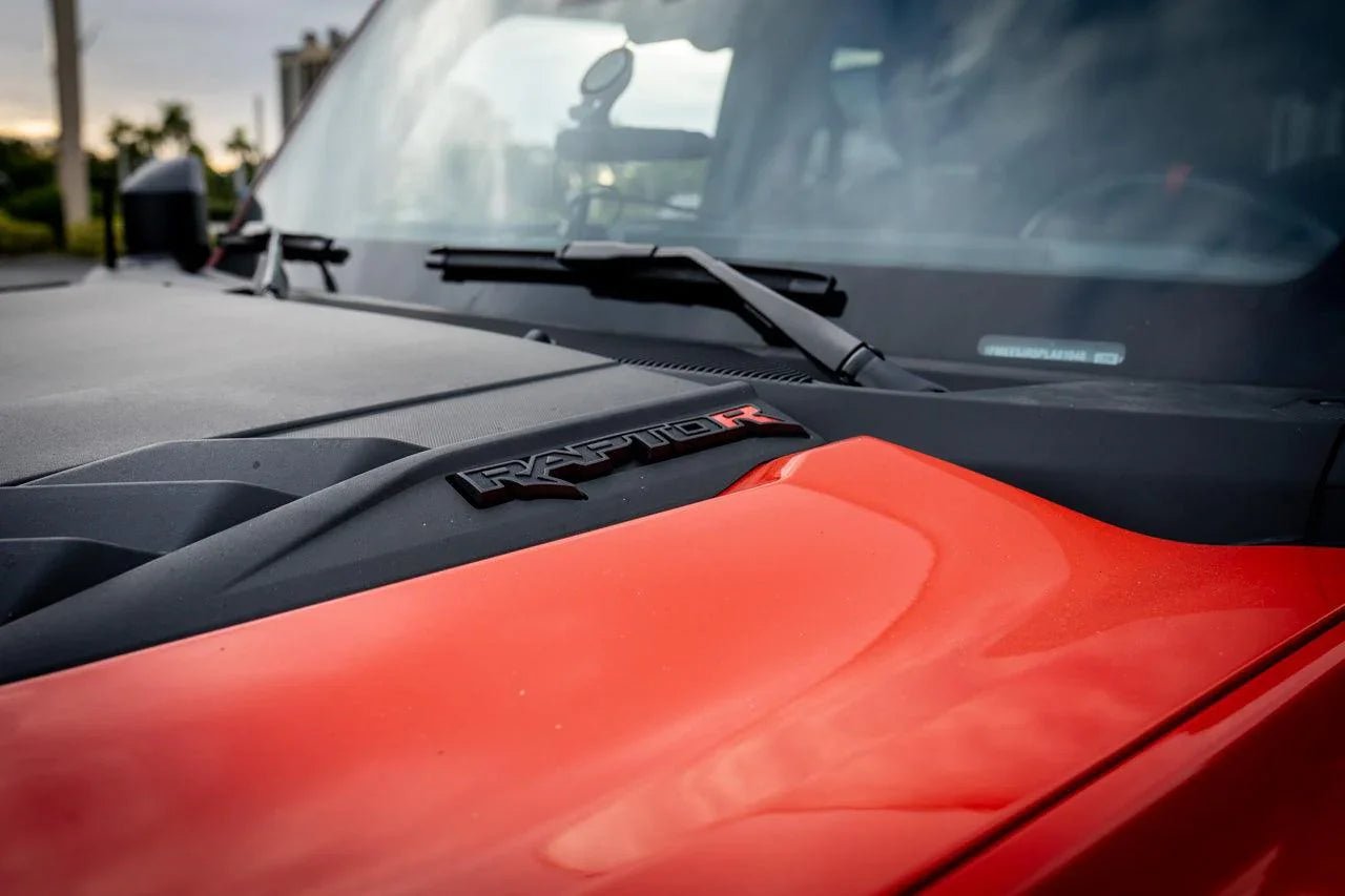 R Inlay for Hood Emblems - 2022+ Bronco Raptor - Speedlogix