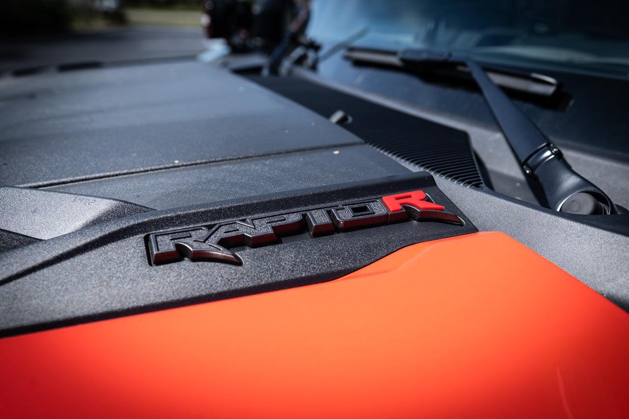R Inlay for Hood Emblems - 2022+ Bronco Raptor - Speedlogix