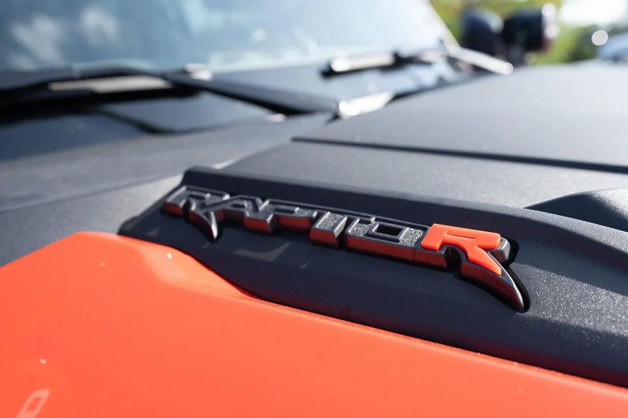 R Inlay for Hood Emblems - 2022+ Bronco Raptor - Speedlogix