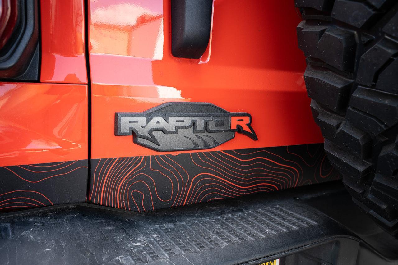R Inlay for Tailgate Emblem - 2022+ Bronco Raptor - Speedlogix
