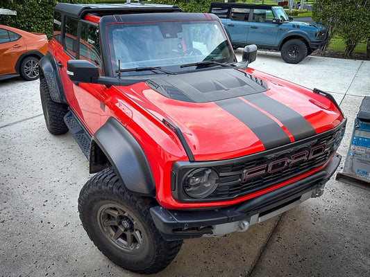 Racing Hood Stripes V1 - 2022+ Bronco Raptor - Speedlogix