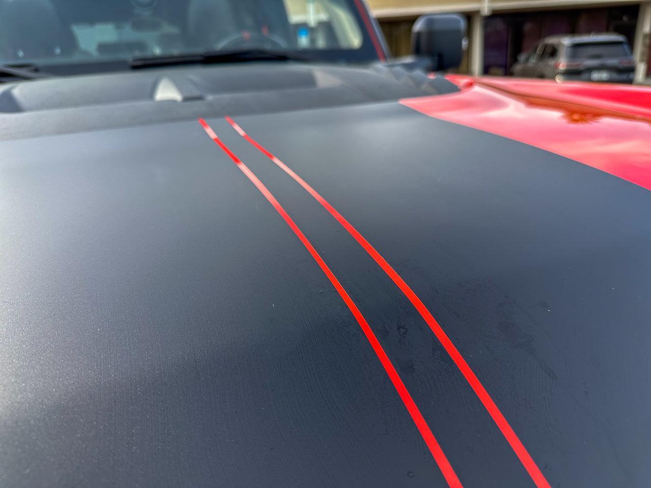 Racing Hood Stripes V1 - 2022+ Bronco Raptor - Speedlogix