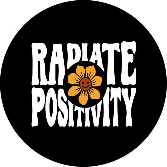 Radiate Positivity | Spare Tire Cover for Jeep, RV, Camper, Bronco, & More - Speedlogix