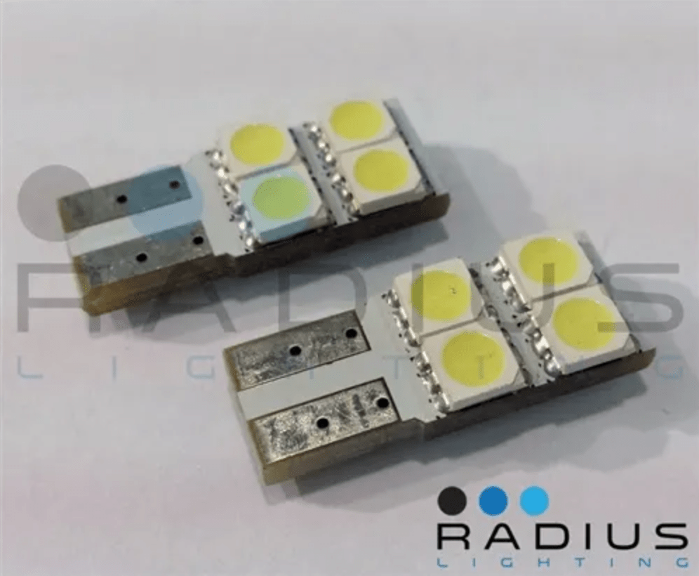 Radius LED Rear Seat Courtesy Bulbs (Pair) 2005 - 2015 Charger - Speedlogix