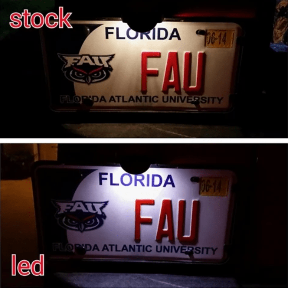 Radius License Plate LED Bulb 2006 - 2023 Challenger/Charger - Speedlogix