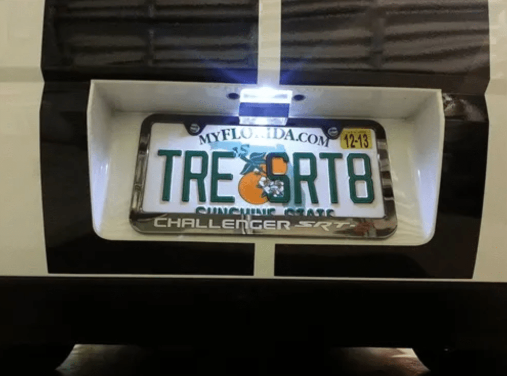 Radius License Plate LED Bulb 2006 - 2023 Challenger/Charger - Speedlogix