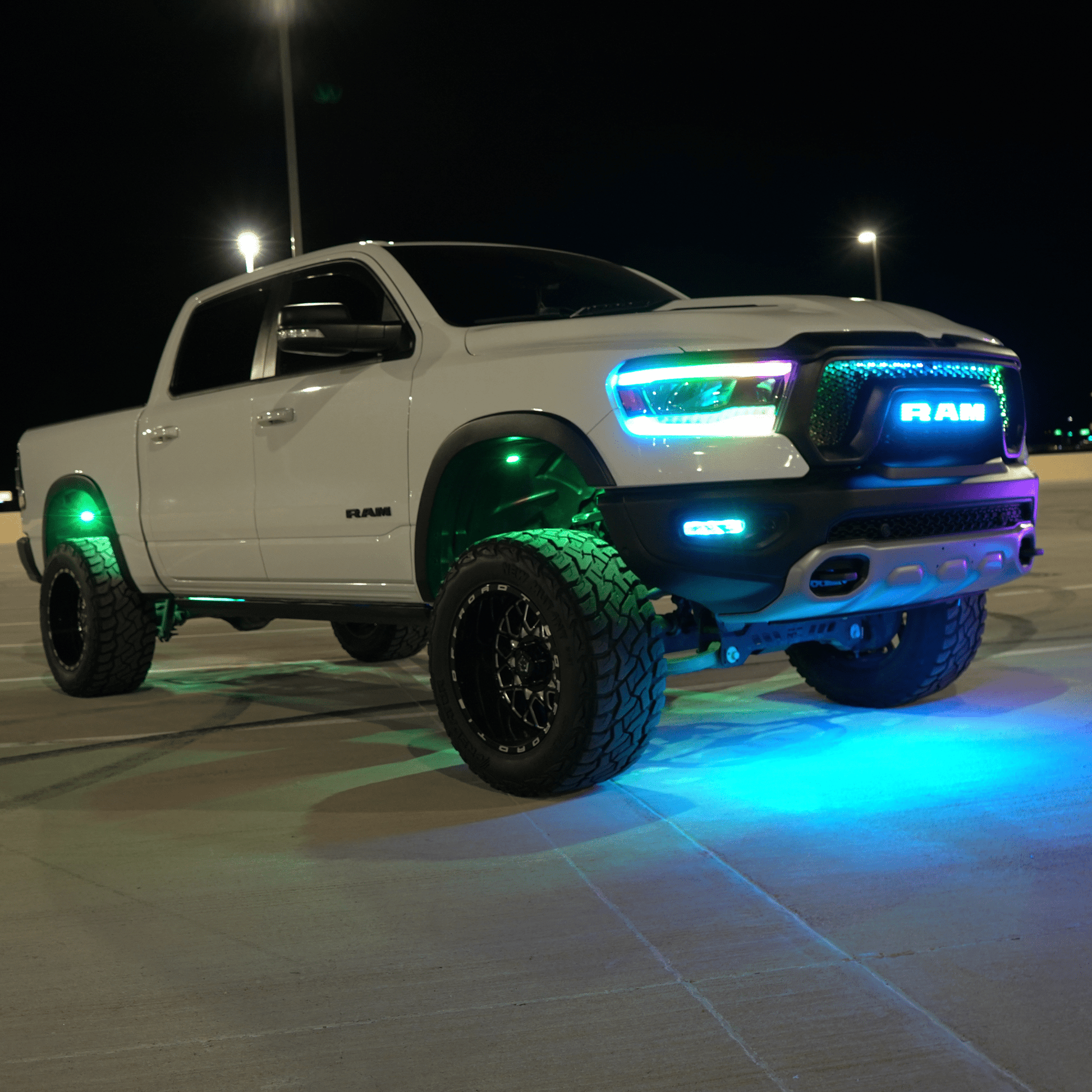 Ram LED Emblem: (Multicolor Flow) 2019 - 2024 - Speedlogix